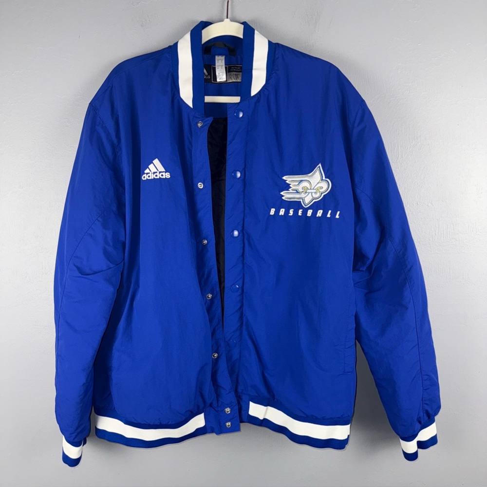 Adidas Limestone Saints Dugout Coaches Jacket‎ Men’s XL Royal Blue